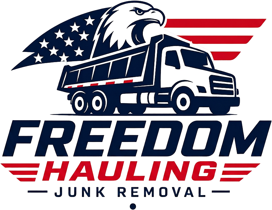 Freedom Hauling junk removal logo